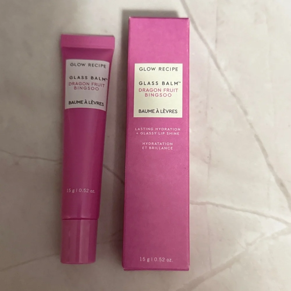 Glow Recipe Glass Balm Lip Treatment Dragon Fruit Bing Soo-New